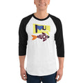 White/Black / XS Bengali Unisex Fine Jersey Raglan Tee - I love you so much