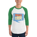 White/Kelly / XS Bengali Unisex Fine Jersey Raglan Tee - Jhinku Baudi
