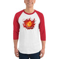 White/Red / XS Bengali Unisex Fine Jersey Raglan Tee - Maa Aaschen