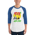 White/Royal / XS Bengali Unisex Fine Jersey Raglan Tee - Bosonto Ese Gache