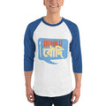 White/Royal / XS Bengali Unisex Fine Jersey Raglan Tee - Jhinku Baudi