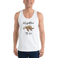 White / XS Bengali Fine Jersey Tank Top Unisex - #Lyadkhor To?