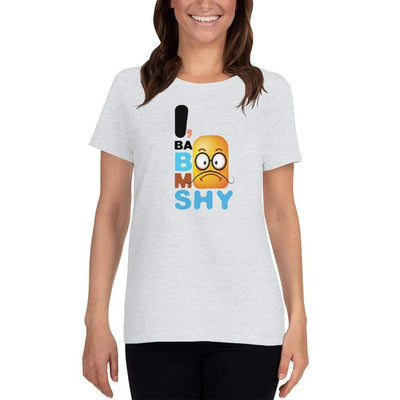 Ash / S Bengali Heavy Cotton Short Sleeve T-Shirt -I, Ba Boo Mo Shy