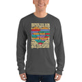 Asphalt / S Bengali Unisex Fine Jersey Long Sleeve T-Shirt - Bangla Love