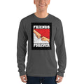 Asphalt / S Bengali Unisex Fine Jersey Long Sleeve T-Shirt - Friends Forever