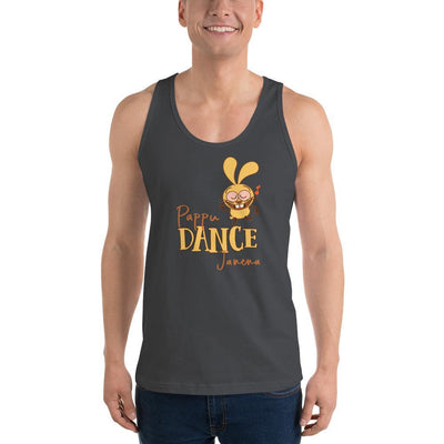 Asphalt / XS Bengali Fine Jersey Tank Top Unisex - Pappu Dance Janena