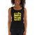 Black / S Anvil 882L Ladies Missy Fit Ringspun Tank Top with Tear Away Label