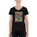 Black / S Bengali Lightweight V-Neck T-Shirt - Bangla Love