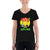 Black / S Bengali Lightweight V-Neck T-Shirt - Bosonto Ese Gache