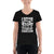 Black / S Bengali Lightweight V-Neck T-Shirt - I speak Sarcasm - Grunge