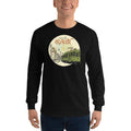 Black / S Bengali Ultra Cotton Long Sleeve T-Shirt - Amar Kolkata Tram