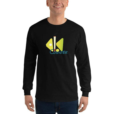 Black / S Bengali Ultra Cotton Long Sleeve T-Shirt - Bar Counter