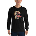 Black / S Bengali Ultra Cotton Long Sleeve T-Shirt - Eso He Baishakh