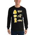 Black / S Bengali Ultra Cotton Long Sleeve T-Shirt - Muro Peti Lyaja