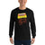 Black / S Bengali Ultra Cotton Long Sleeve T-Shirt -Purano Sei Diner Kotha