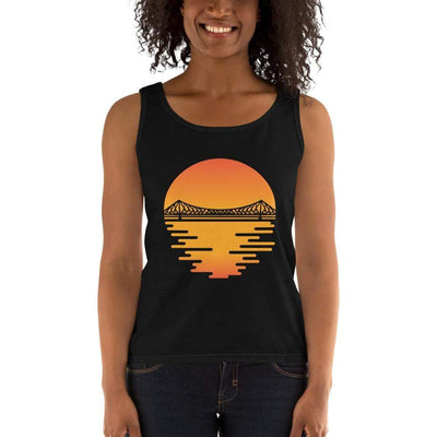 Black / S Bengali Ultra Cotton Tank Top - Howrah by the Dawn