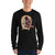 Black / S Bengali Unisex Fine Jersey Long Sleeve T-Shirt - Eso He Baishakh