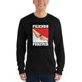 Black / S Bengali Unisex Fine Jersey Long Sleeve T-Shirt - Friends Forever