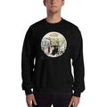 Black / S Bengali Unisex Heavy Blend Crewneck Sweatshirt - Amar Kolkata-Rickshow