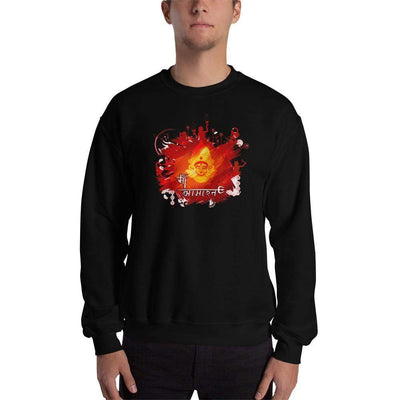 Black / S Bengali Unisex Heavy Blend Crewneck Sweatshirt - Maa Aaschen