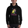 Black / S Bengali Unisex Heavy Blend Hooded Sweatshirt - Khol Dwar Khol- Laglo Je Dol