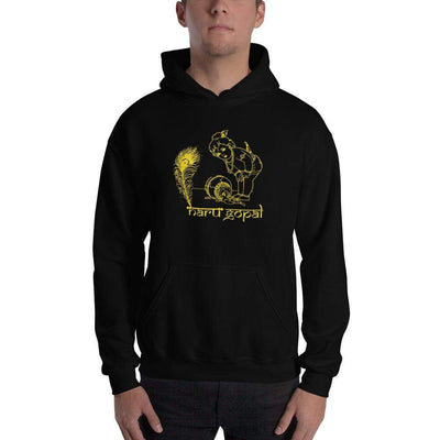 Black / S Bengali Unisex Heavy Blend Hooded Sweatshirt - Naru Gopal