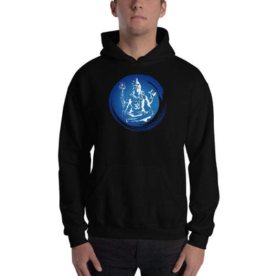 Black / S Bengali Unisex Heavy Blend Hooded Sweatshirt - Om