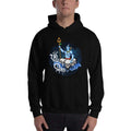 Black / S Bengali Unisex Heavy Blend Hooded Sweatshirt - Om Namah Shivay-01