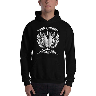 Black / S Bengali Unisex Heavy Blend Hooded Sweatshirt - Winner Winner Ilish Dinner