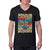 Black / S Bengali Unisex Short Sleeve V-Neck Jersey Tee - Bangla Love