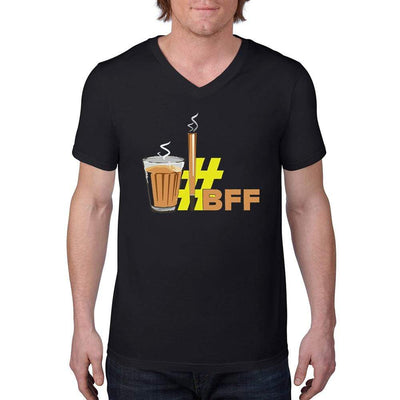 Black / S Bengali Unisex Short Sleeve V-Neck Jersey Tee - BFF