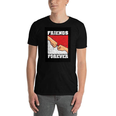 Black / S Bengali Unisex Softstyle T-Shirt -Friends Forever