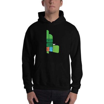 Black / S Gildan 18500 Unisex Heavy Blend Hooded Sweatshirt