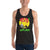 Black / XS Bengali Fine Jersey Tank Top Unisex - Bosonto Ese Gache