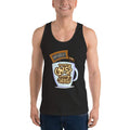 Black / XS Bengali Fine Jersey Tank Top Unisex - Coffee House Er Sei Adda