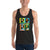 Black / XS Bengali Fine Jersey Tank Top Unisex - Netaji