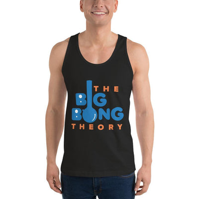 Black / XS Bengali Fine Jersey Tank Top Unisex - The Big Bong Theory