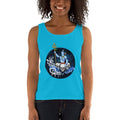 Caribbean Blue / S Bengali Ultra Cotton Tank Top - Om Namah Shivay-01