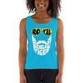 Caribbean Blue / S Bengali Ultra Cotton Tank Top - Royal Bengal Tiger