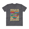 Charcoal / S Bengali Unisex Short Sleeve V-Neck Jersey Tee - Bangla Love