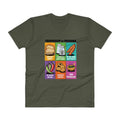 City Green / S Bengali Lightweight Fashion V-Neck T-Shirt - Phuchka and Friends