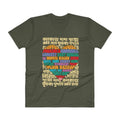 City Green / S Bengali Unisex Short Sleeve V-Neck Jersey Tee - Bangla Love