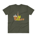 City Green / S Bengali Unisex Short Sleeve V-Neck Jersey Tee - BFF