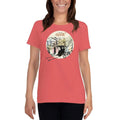 Coral Silk / S Bengali Heavy Cotton Short Sleeve T-Shirt - Amar Kolkata-Rickshow