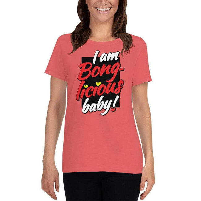 Coral Silk / S Bengali Heavy Cotton Short Sleeve T-Shirt -Bong-licious
