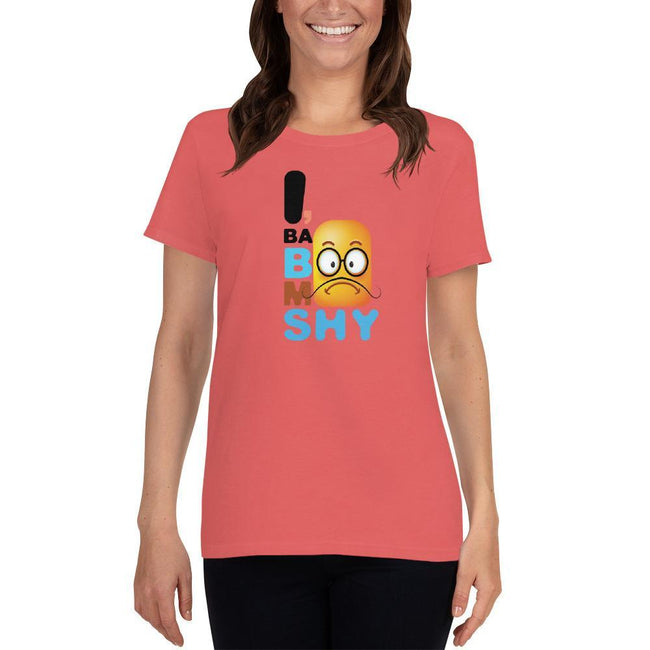 Coral Silk / S Bengali Heavy Cotton Short Sleeve T-Shirt -I, Ba Boo Mo Shy