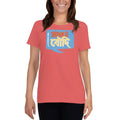 Coral Silk / S Bengali Heavy Cotton Short Sleeve T-Shirt -Jhinku Baudi,