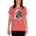 Coral Silk / S Bengali Heavy Cotton Short Sleeve T-Shirt -Rabi Thakur