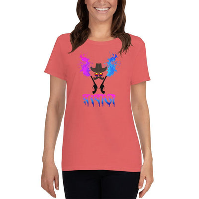 Coral Silk / S Bengali Heavy Cotton Short Sleeve T-Shirt -Rongbaj