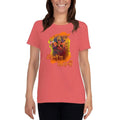 Coral Silk / S Bengali Heavy Cotton Short Sleeve T-Shirt -Trisul Dharini